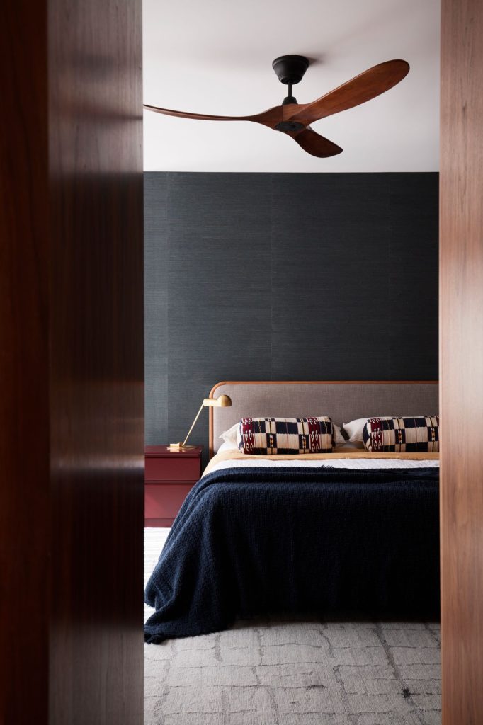Modern coastal architecture & interior design of Casa Figueira, a luxury home with rammed earth walls & bespoke, crafted details in Sydney