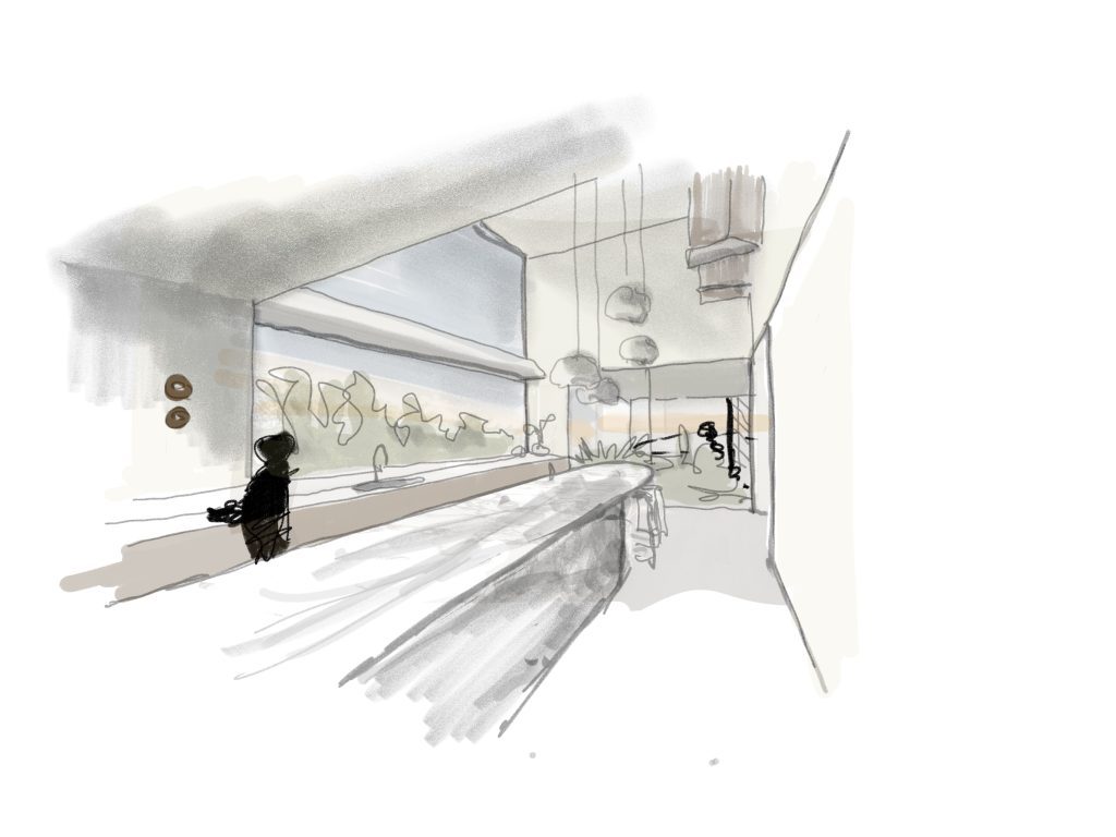 punto di vista sketch by buck&simple architect peter james ahern