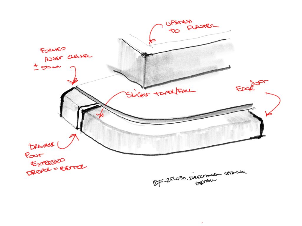 punto di vista sketch by buck&simple architect peter james ahern