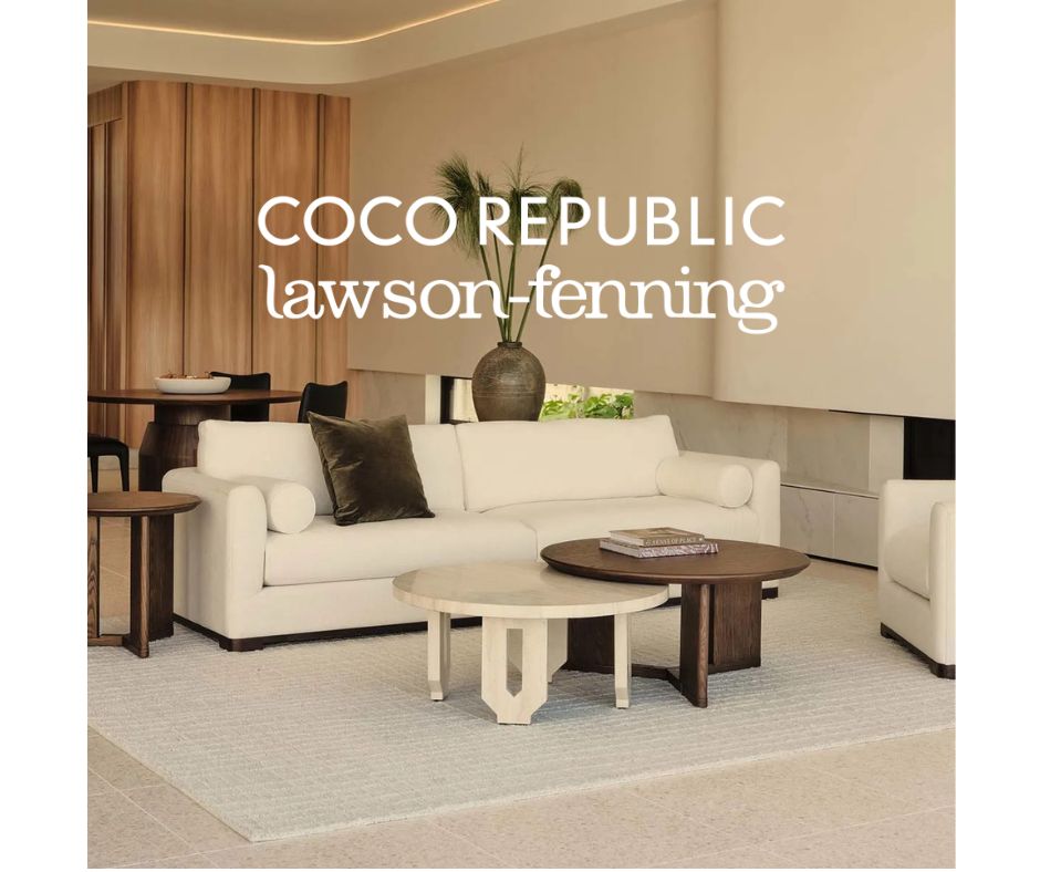 buckandsimple collaboration with coco republic and lawson fenning